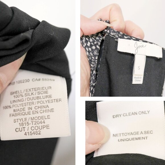 JOIE Dot Pattern Silk Cami - Picture 4 of 6